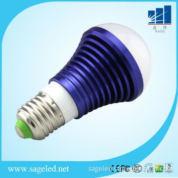 5w 7color solid high-power LED Bulb Lighting